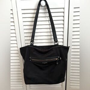 KARL LAGERFELD, Nylon Black Tote, Medium size